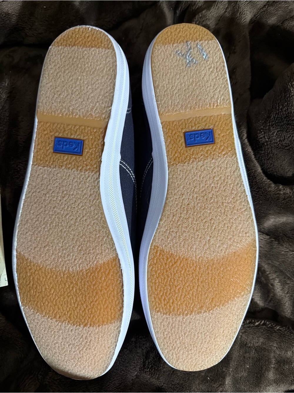 NEW Keds Navy Canvas Sneakers Women’s Size 11 | Classic Lace-Up | Never Worn - Picture 5 of 5